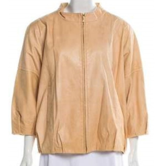 Tory Burch Jackets & Blazers - Tory Burch Leather Bomber Jacket
